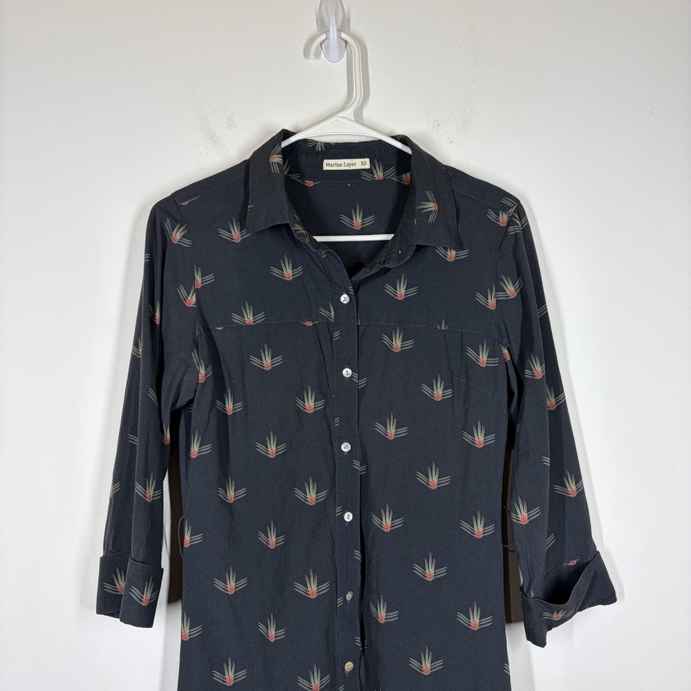 Marine Layer Zoey Shirt Dress Size XS - Picture 4 of 9